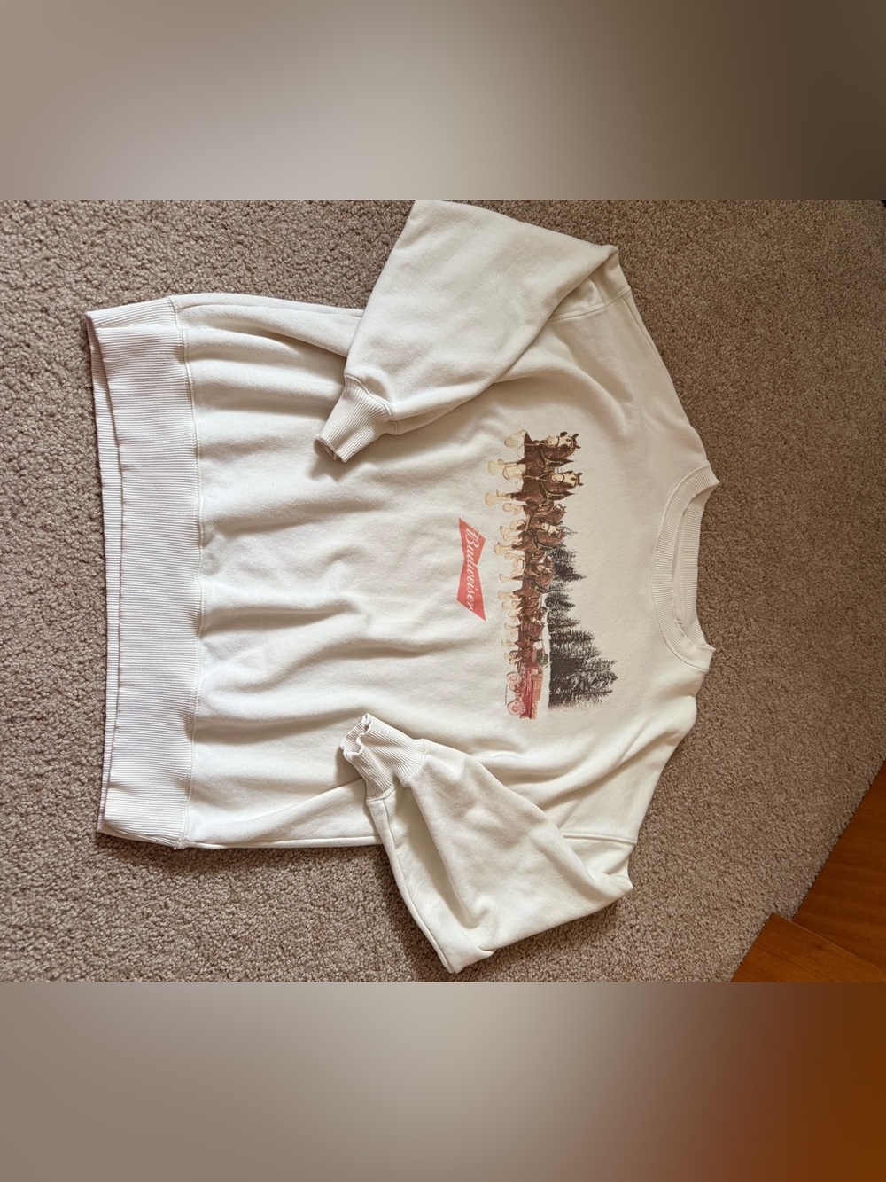 Budweiser sweater womens